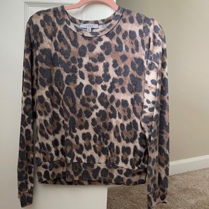 Soft Leopard Print sweatshirt